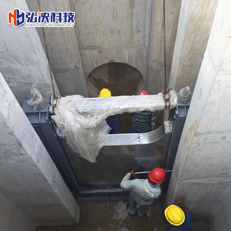 智能雨污分流井-液動(dòng)式下開(kāi)堰門(mén)-分流井